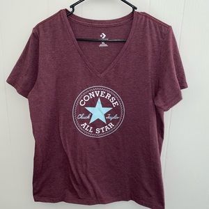 Maroon Converse Shirt